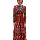 Burberry Red Print Dress. Size: 38