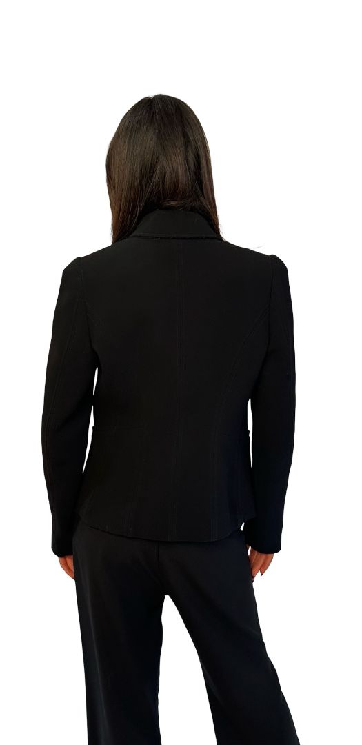 Camilla & Marc Black Claudel Jacket. Size: 10