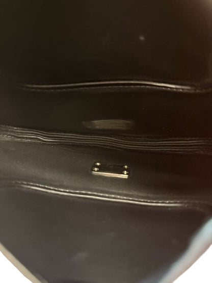 Jil Sander Black Mini 'Crescent' Crossbody Bag.