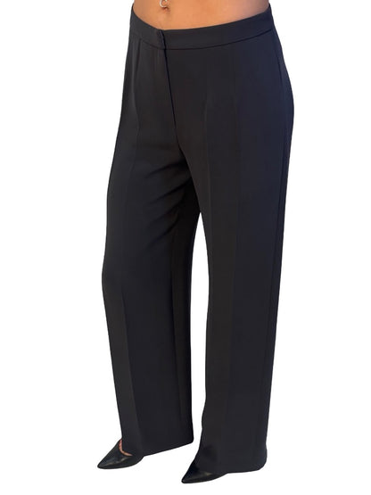 Giorgio Armani Grey Pleated Trousers. Size: 40