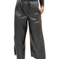 Nanushka Black PU Pants. With Tags. Size: S