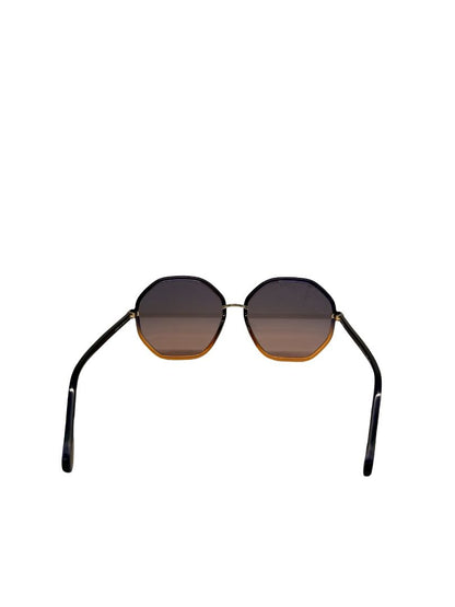 Chloe Purple / Orange Gradient CH0133SA Octagonal Sunglasses.