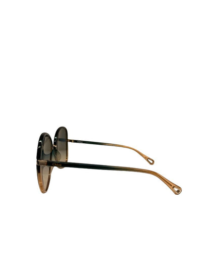 Chloe Green / Beige Gradient Franky CH0030S Round Glasses.