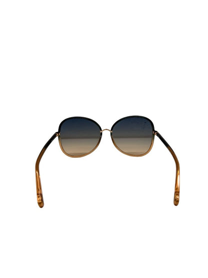 Chloe Green / Beige Gradient Franky CH0030S Round Glasses.