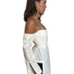 Kitx White Corset Shirt Top. Size: 8