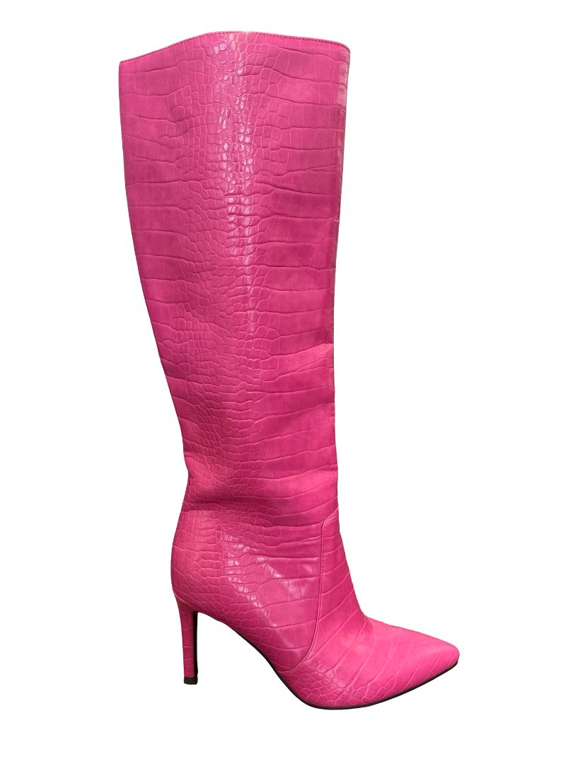Paname Paname Hot Pink 'High Times' Croc Boot. Size: 39