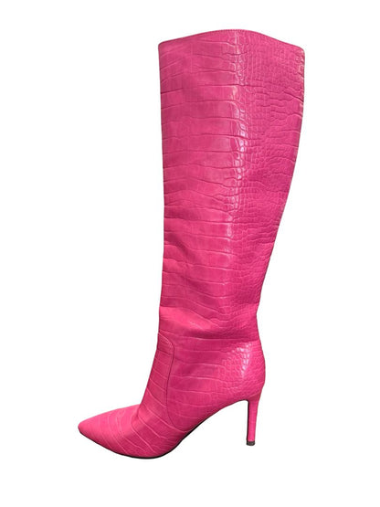 Paname Paname Hot Pink 'High Times' Croc Boot. Size: 39