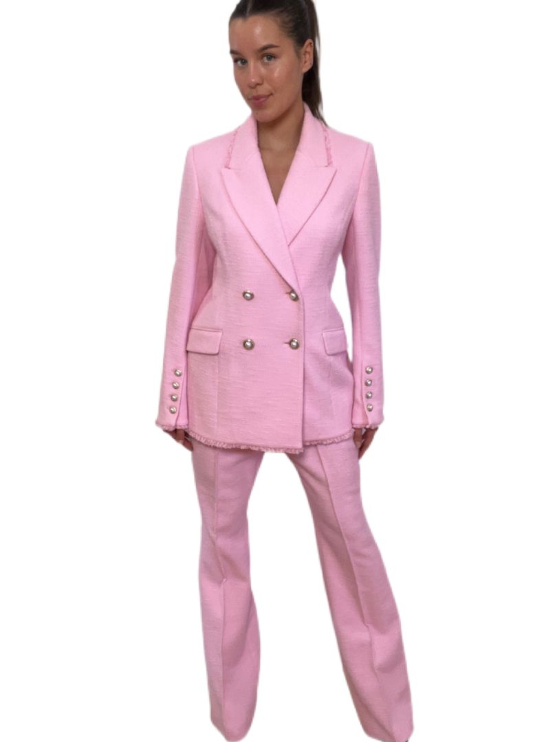 Rebecca Vallance Pink Pants Suit - Pants & Blazer. Size: 12