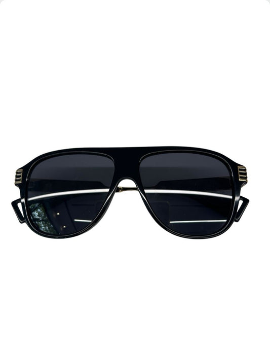 Gucci Black Pilot Sunglasses