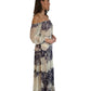 Scanlan Theodore Maxi Chiffon Dress. Size: 10