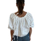 Marni White Off The Shoulder Cropped Top. Size: 40