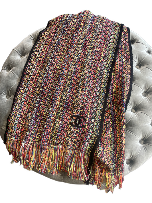 Chanel Multi-coloured wool scarf