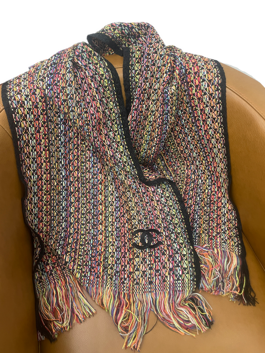 Chanel Multi-coloured wool scarf