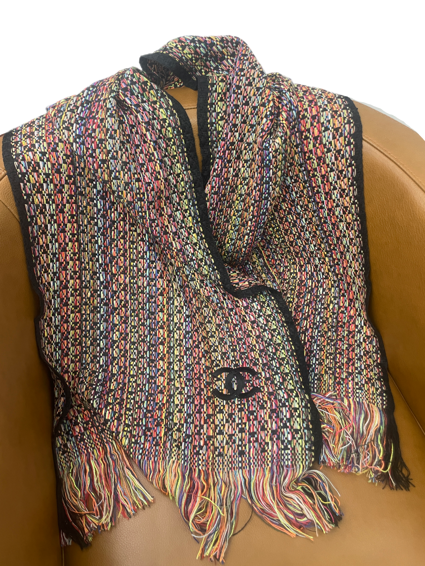 Chanel Multi-coloured wool scarf