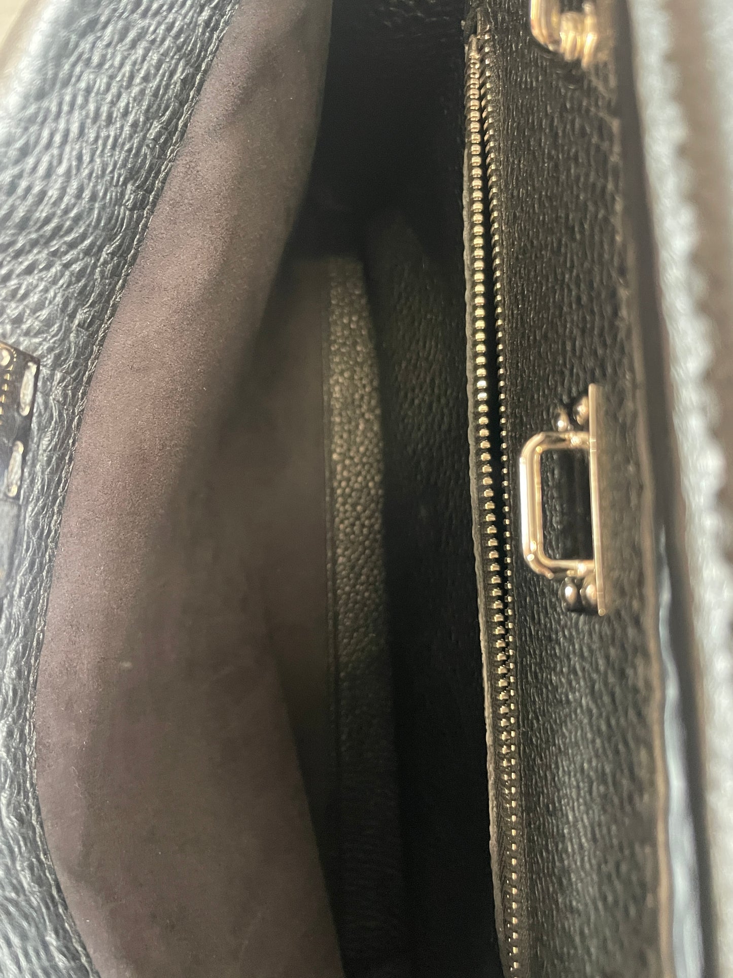 Fendi Black Leather Peakaboo Iconic Fit Bag