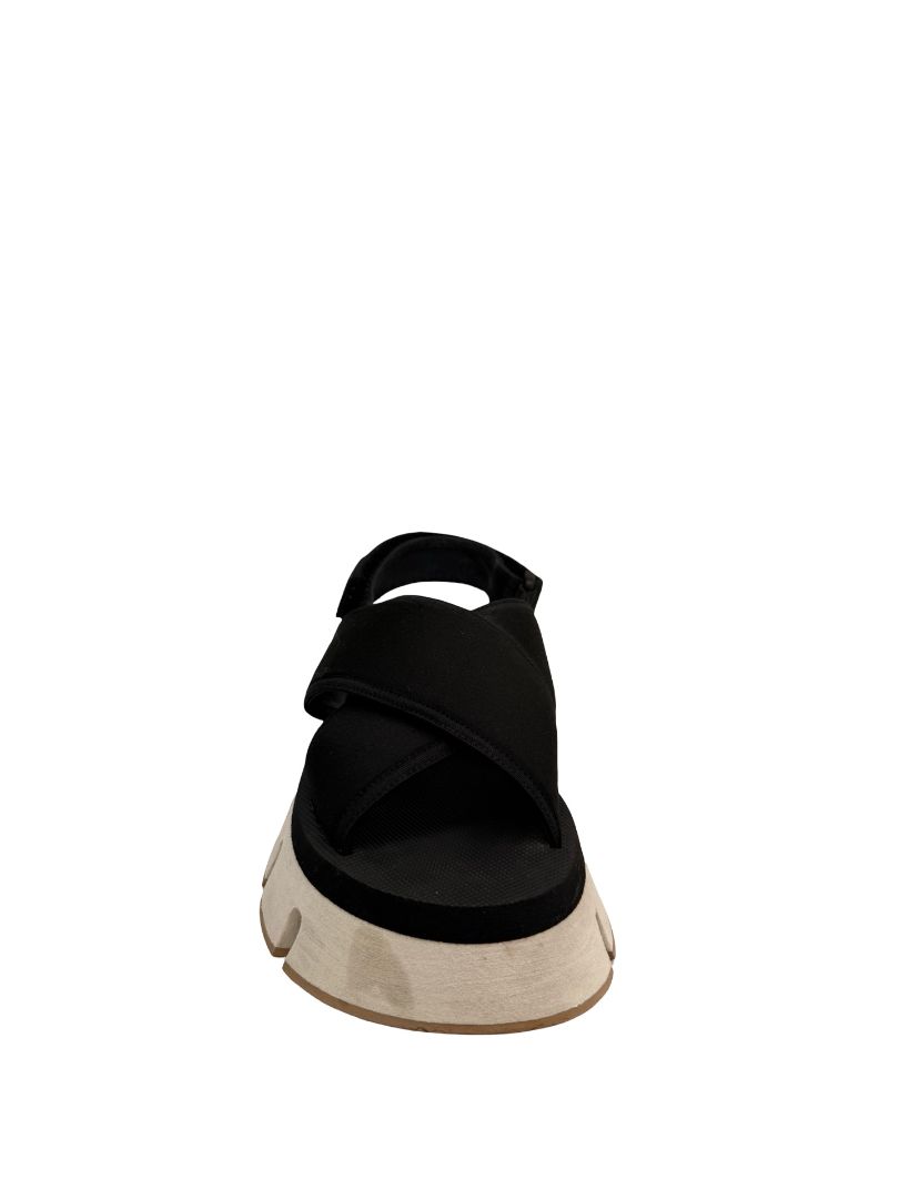 Marni Black Criss Cross Platform Sandals. Size: 38