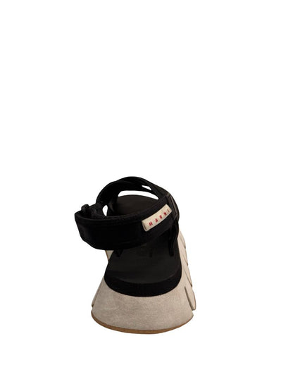 Marni Black Criss Cross Platform Sandals. Size: 38