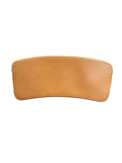 Cartier Camel Leather 'Trinity' Three Tone Handle Handbag.