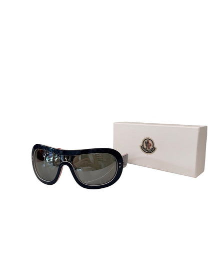 Moncler Blue / Red Ski Aviator Sunglasses.