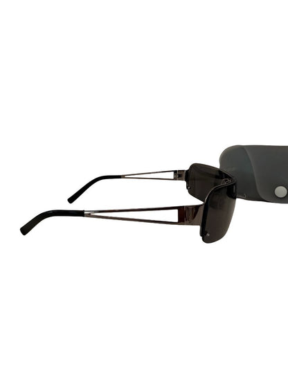 Miu Miu Black Shield Frame Glasses.