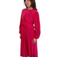 Zimmermann Fuchsia Pink Maxi Long Sleeve Dress. Size: 2
