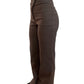 Sir The Label Chocolate Brown Straight Leg Pants. Size: 0