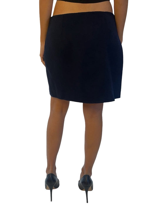 Sandro 'Paris Marjy' Navy Wool Mini Skirt. Size: 38