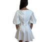 Zimmermann White Empire Mini Dress. Size: 1