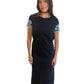 Kenzo Black Long Straight Cotton T-Shirt Dress. Size: S