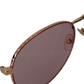 Givenchy Pink & Gold Framed Sunglasses with Pink-Tinted Lenses