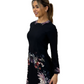 Givenchy Floral Long Sleeve Dress. Size: 40