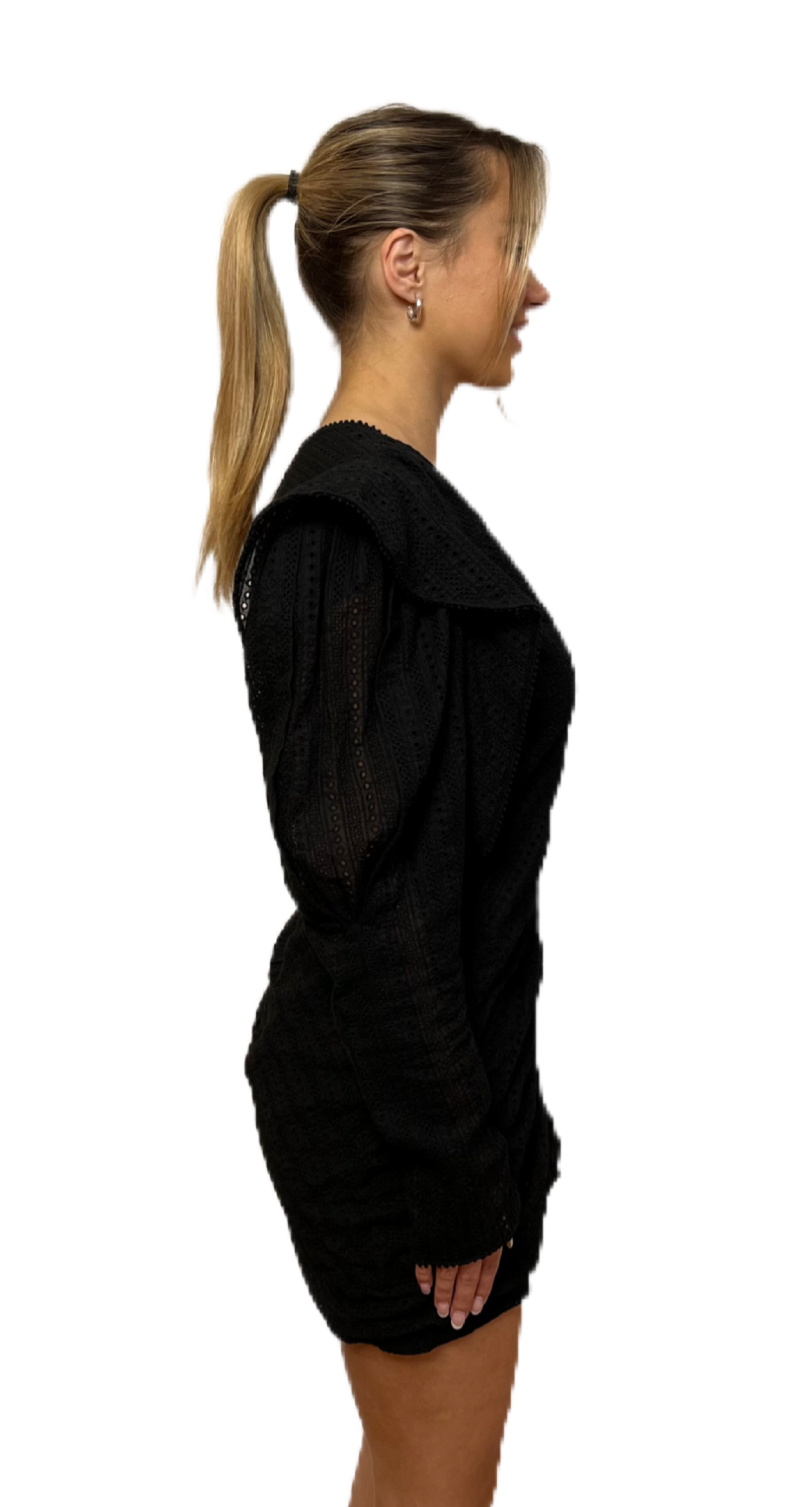 Isabel Marant Black Long Sleeve Dress. Size: 40