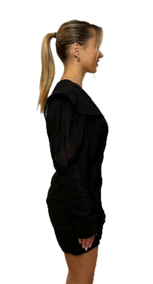 Isabel Marant Black Long Sleeve Dress. Size: 40