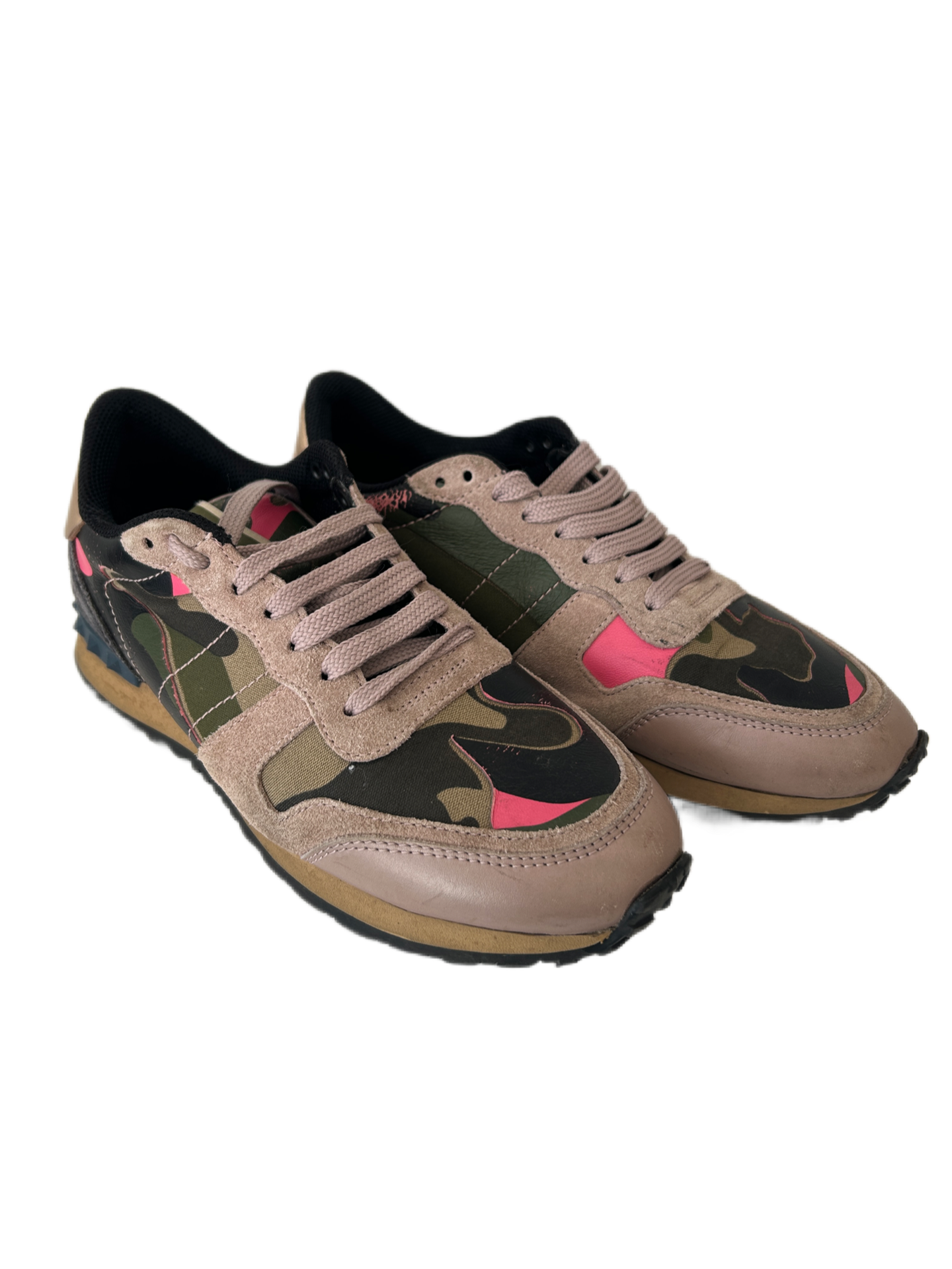 Valentino Rockrunner Leather Sneakers. Size: 38