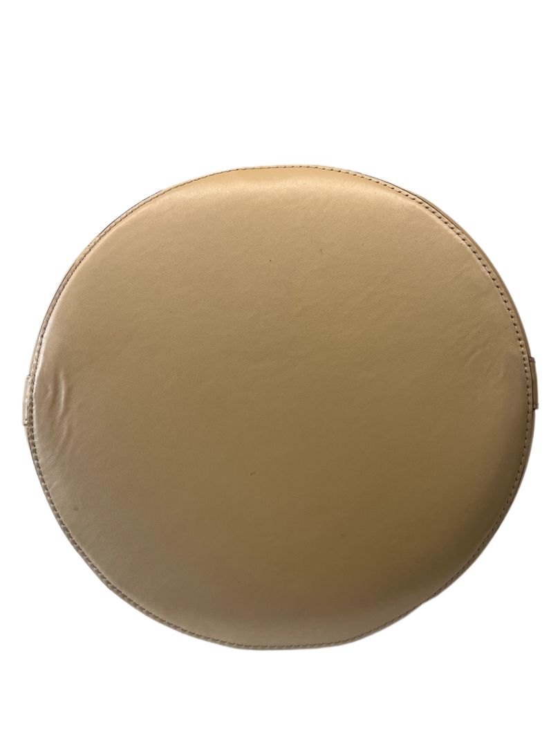 Celine Tan Bucket Bag with Gold Hardware. Size: