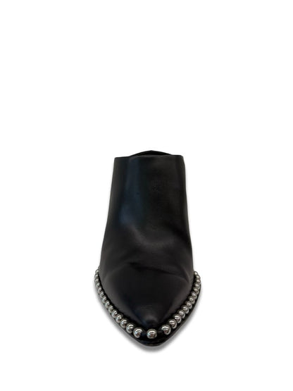 Alexander Wang Black Eri Studded Slide Mules. Size: 38.5