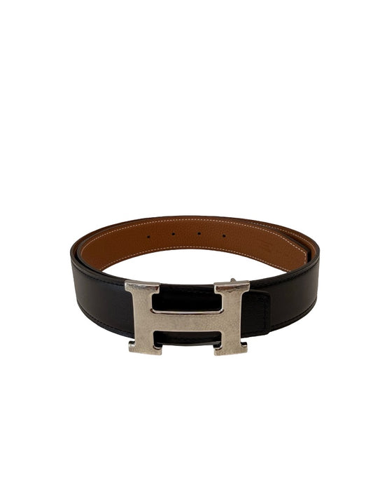 Hermes Black / Brown Reversible Belt.