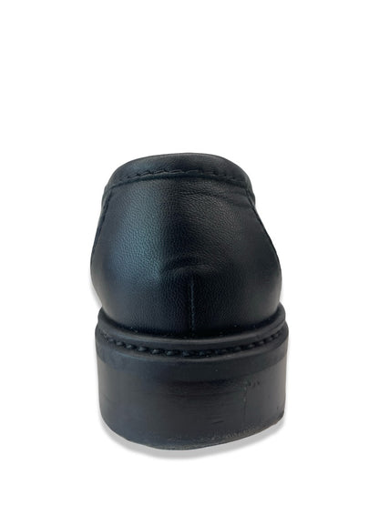 Chanel Black Lambskin CC Quilted Loafers. Size: 38.5 C