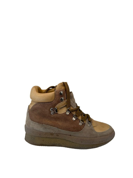 Isabel Marant Brown Brent Hiking Boots. Size: 37