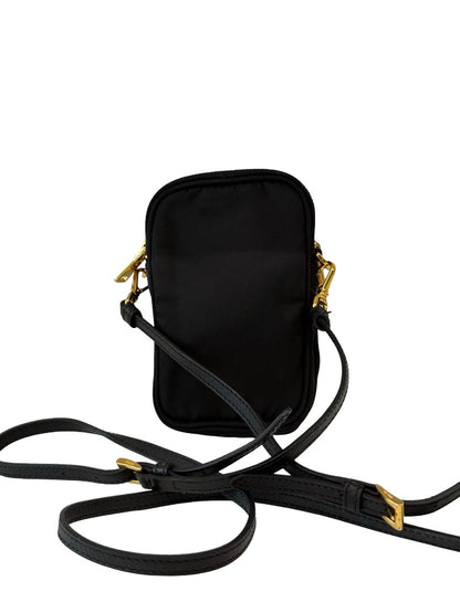 Prada Black Nylon Cross-Body Bag. Size: Mini