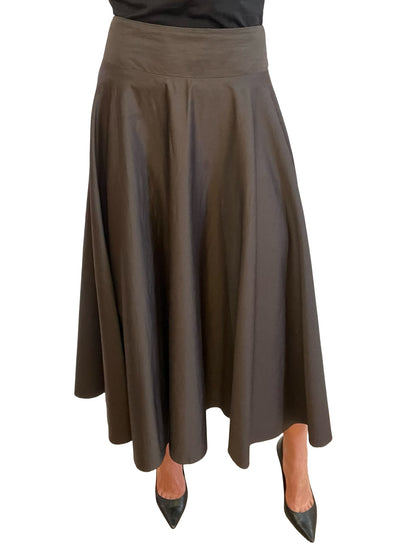 Daun & Co Charcoal Cotton Skirt. Size: 1
