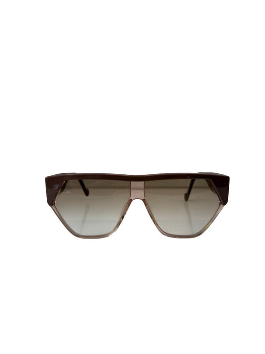Zimmermann Light Brown Gradient Shield Sunglasses.