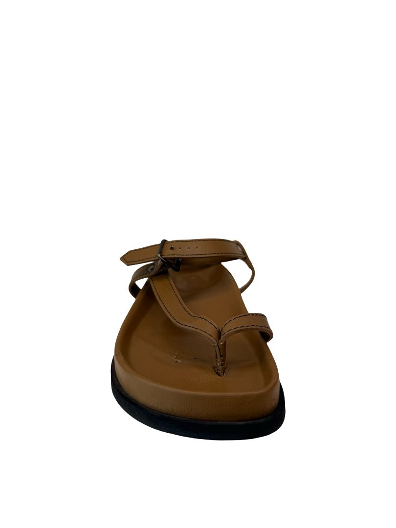Bassike Camel Wrap Stitch Sandals. Size: 38