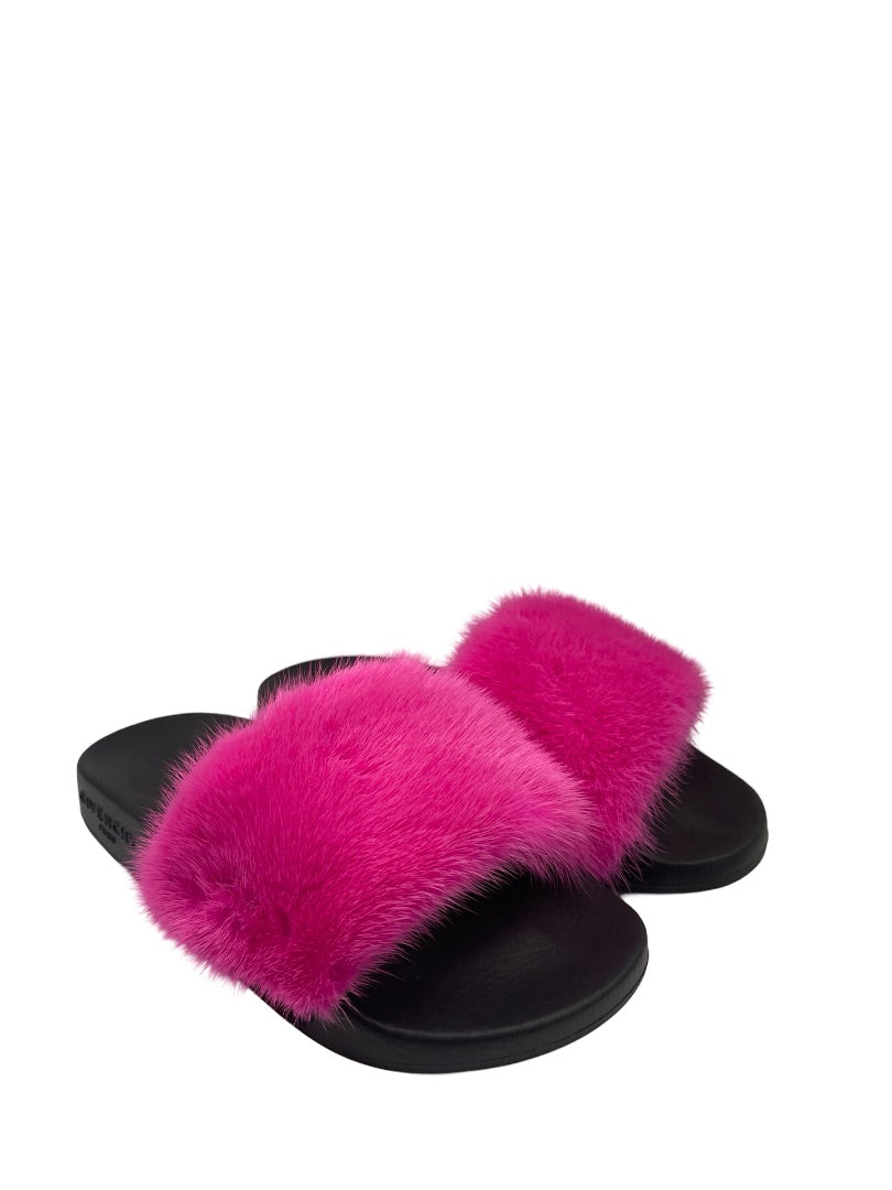 Givenchy Pink Mink Slides. Size: 35