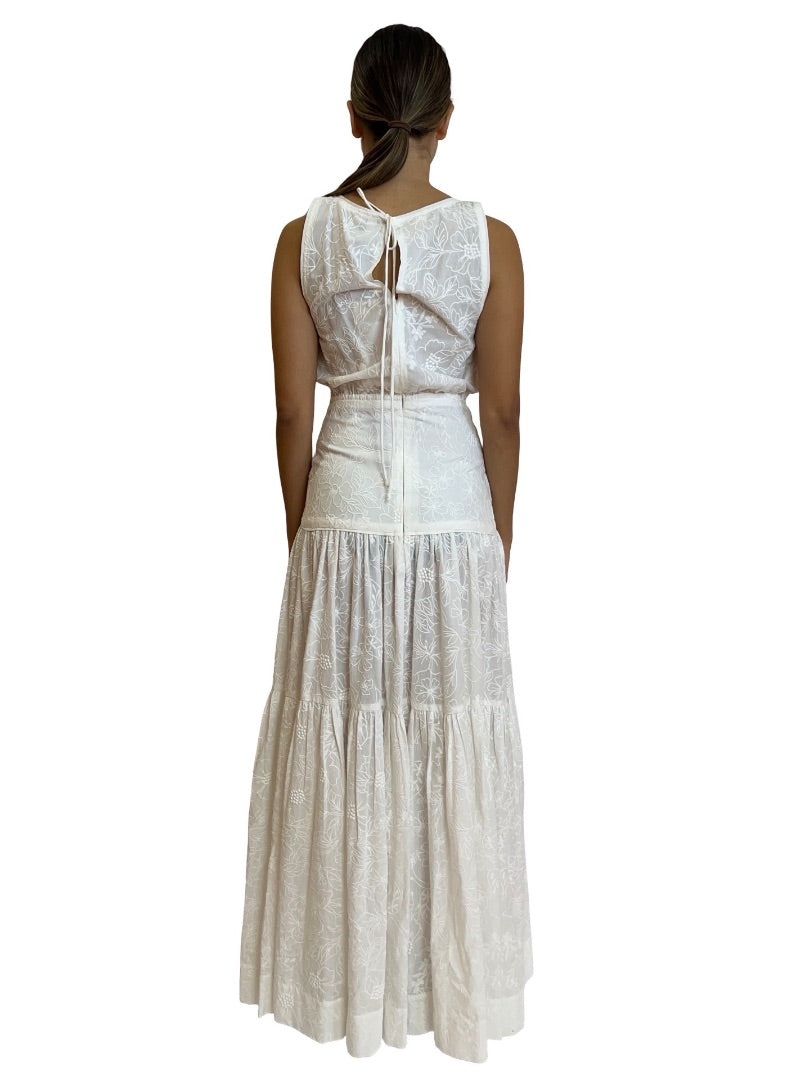 Bec & Bridge White Sierra Maxi Dress. Size: 6