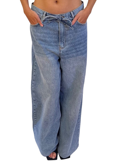 DAY Birger et Mikkelsen Light Blue Wide Leg Elijah Soft Denim Jeans. Size: 38