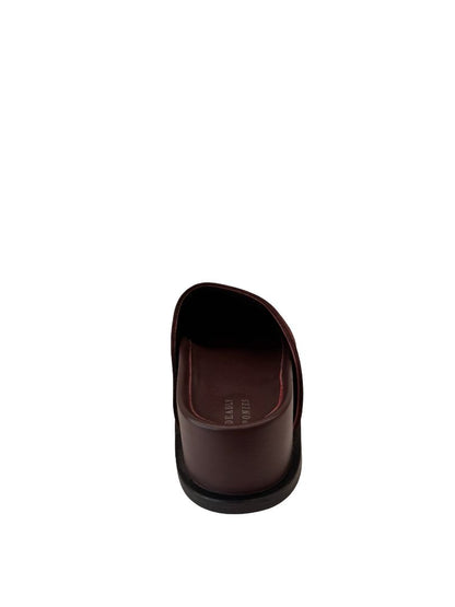 Deadly Ponies Merlot Suede Clog Slide. Size: 37