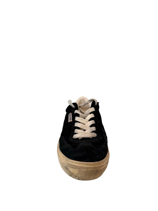 Golden Goose Black Velvet 'Soul Star' Sneakers. Size: 39