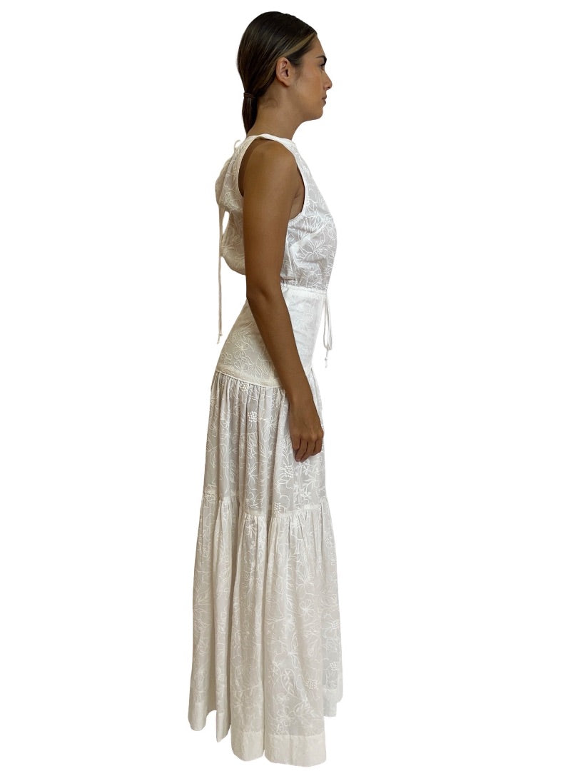 Bec & Bridge White Sierra Maxi Dress. Size: 6