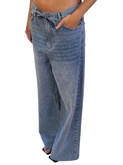 DAY Birger et Mikkelsen Light Blue Wide Leg Elijah Soft Denim Jeans. Size: 38